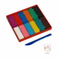 Пластилин 12 цветов Гамма Мультики, 240г, со стеком, картон (280018), 16 уп.