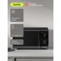 Микроволновая печь 20 л с регулировкой мощности и таймером Tuvio MW15BB, черная