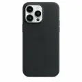 Чехол-накладка Leather Case MagSafe / Для iPhone 13 Pro / Black / Цветная анимация