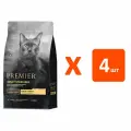 PREMIER LOW GRAIN CAT ADULT STERILISED TURKEY низкозерновой для взрослых кастрированных котов и стерилизованных кошек с индейкой (2 кг х 4 шт)