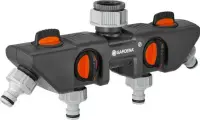 GARDENA Распределитель 4-х канальный (3/4-1) 08194-20
