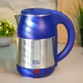 Электрический чайник HOMESTAR HS-1034 1,8л синий нержавеющая сталь, крышка и ручка из пластика