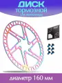Тормозной диск 160 мм для велосипеда / Велосипедный ротор дискового тормоза