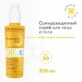 Солнцезащитный спрей Bioderma Фотодерм, SPF 50+, для лица и тела, 200 мл
