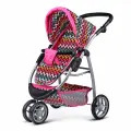 Коляска для кукол до 60 см, размер 55х45х70 см. Для детей от 3 до 7 лет (рост 92-122 см.).