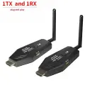 Беспроводной HDMI Wi-Fi передатчик приемник 50M 1080P60Hz удлинитель адаптер дисплея ключ для ТВ монитора проектора ПК, 1080p 1 TX and 1 RX