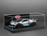 Bugatti Divo 1:18, цвет угольно-серый металлик (Anthracite), коллекционная модель, открываются двери, металлический корпус