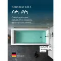Ванна акриловая с каркасом AM.PM Gem,175x75см, комплект 4в1 с фронтальной панелью, слив-перелив хром