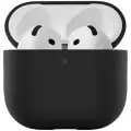 Чехол Ubear для AirPods 4, Touch Pro Case, 1,2 мм, PC+силикон, усиленный, черный