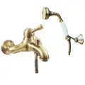Смеситель для ванны Rav Slezak Labe L054.5/2SM Бронза латунь на стену Чехия