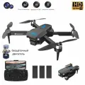 Квадрокоптер E88 Max с камерой 4K с бесщеточными двигателями, с фиксированной высотой,3 акб