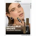 L'Oreal Paris Тушь для бровей INFAILLIBLE Brows Volumizing Mascara, оттенок 3, брюнет
