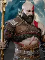 Кратос. Kratos God of war. Высота 18 см. Не окрашена. (Bulkamancer Sculpts).