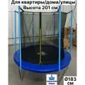 Батут Триумф Норд Дачный 183 см каркасный с защитной сеткой для детей и для взрослых