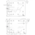 S K Premium line Накладки тормозные, без заклёпок, 2-рем 19036/19037 [419х178 96-отв 6х16]