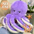Мягкая игрушка Плюшевая мафия Осьминог, плюш, синтепон, 80см, сиреневая