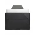Чехол конверт трансформер для MacBook 15 / 16 MOFT Carry Sleeve Black Leather