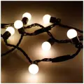 Светодиодная гирлянда ARD-BALL-CLASSIC-D17.5-20000-BLACK-200LED WARM (230V, 14W) (Ardecoled, IP65)