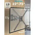 Кронштейн для телевизора настенный наклонно-поворотный KROMAX CORBEL-12, до 75 дюймов, vesa 600x400