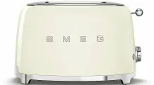 Тостер Smeg TSF01CREU, механическое управление, 2 тоста, бежевый
