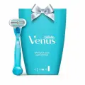 Женский подарочный набор Gillette Venus с бритвой Venus Smooth и гелем для бритья Satin Care 75мл