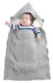 Конверт Ups Pups U14-07, вязанный, демисезонный, серый, 0+ месяцев