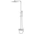 Душевая система с тропическим душем и смесителем, хром с декором Agger Great A2893311