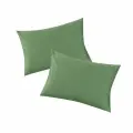 Наволочки (2шт) MORФEUS (морфеус) - Melange Olive (оливковый) - 70х70 - вареный хлопок