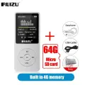 RUIZU X02 MP3-плеер 4Гб, White 64G TF Card, 4 ГБ