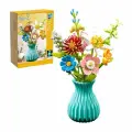 Конструктор Букет в голубой вазе, 737 деталей