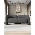 Диван дизайнерский AZZURRO, букле графит темно-серый 182 см. прямой