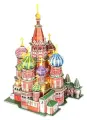 Пазл объемный 224д Cubic Fun Храм Василия Блаженного с LED-подсветкой L519h Храм Василия Блаженного с LED-по