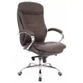 Кресло руководителя Everprof Valencia M Экокожа Коричневый E-15943