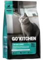 GO'KITCHEN беззерновой для котят и кошек всех возрастов с лососем, морской рыбой, фруктами и овощами, GRAIN FREE Salmon&Seafish (3.63 кг)
