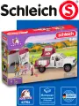 Schleich Horse Club 42704 – Машина ветеринара с прицепом (Пикап)
