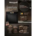 Духовой шкаф Weissgauff EOM 899 Color Touch Black Matt, объем XL 80 литров