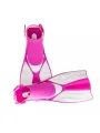 Ласты для дайвинга и снорклинга с открытой пяткой Marlin Swift Pink р. 38-41