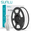 SUNLU PETG Filament, white, 1.75mm, 1KG, with detachable spool.enhanced toughness and is suitable for 3D printers