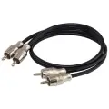 RCA кабель 0,5 метра, 2 канала, бескислородная медь (OFC), двойной экран, AurA RCA-B205MKII