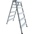 Стремянка стальная Lwi двухсторонняя , 5 ступеней (55S)