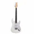 Электрогитара ROCKDALE Stars, HSS, WH, Stratocaster, белая, 6 струн, 22 лада