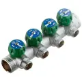 Коллектор Stout регулирующий SMB-6850-011204 1, 4 отвода 1/2