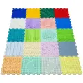 Детский массажный коврик ортодон, набор Pastel (20 пазлов)