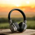SOUND GO - CR-8 Silver black. Беспроводные наушники с поддержкой карты micro SD