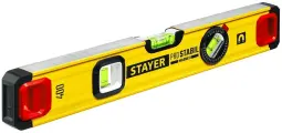 STAYER PROFESSIONAL 400 мм уровень магнитный с двумя фрезерованными поверхностями (3480-040)