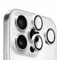 BlueO стекло на камеру iPhone 16 Pro/16 Pro Max, Camera lens Armor Aluminium 3 шт. Silver (+installer)