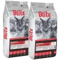 BLITZ CLASSIC ADULT CAT CHICKEN для взрослых кошек с курицей (10 + 10 кг)