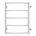 Полотенцесушитель водяной EL-TERM (Эл-Терм) ГРАС 500х700 боковое подключение 500 мм, нержавеющая сталь, белый