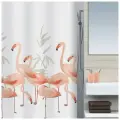 Штора для ванной комнаты Spirella Flamingo 180x200 розово-оранжевый