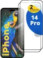 Комплект 2 шт. Защитное стекло для iPhone 14 Pro, Противоударное стекло на Айфон 14 Про